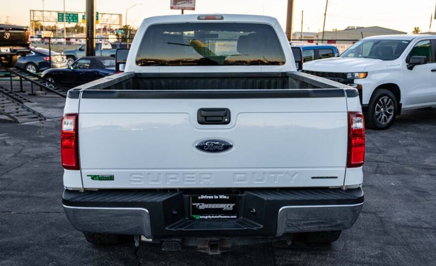 2011 Ford F-250 XL 4WD White **6.2L V8 Boss**- Stock # 19373