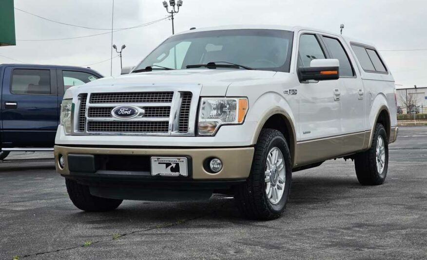 2011 Ford F-150 Lariat White – Stock # A86734