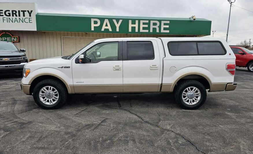 2011 Ford F-150 Lariat White – Stock # A86734