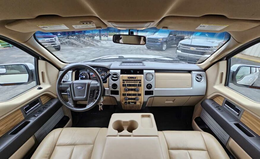 2011 Ford F-150 Lariat White – Stock # A86734