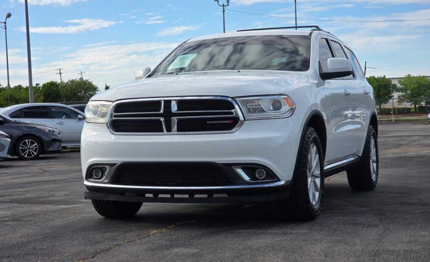 2020 Dodge Durango SXT Plus AWD White – Stock # 324435